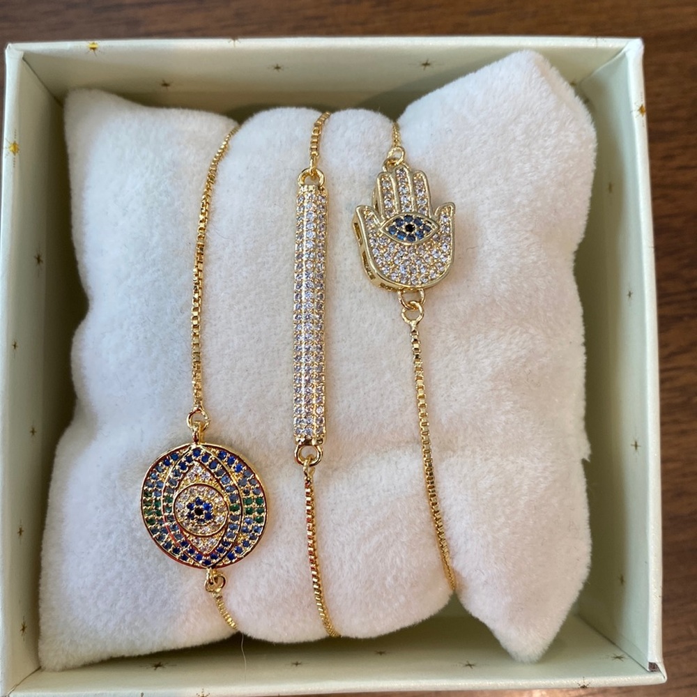 Arm💪 Candy🍭 Set of Three3️⃣ Pull Bracelets